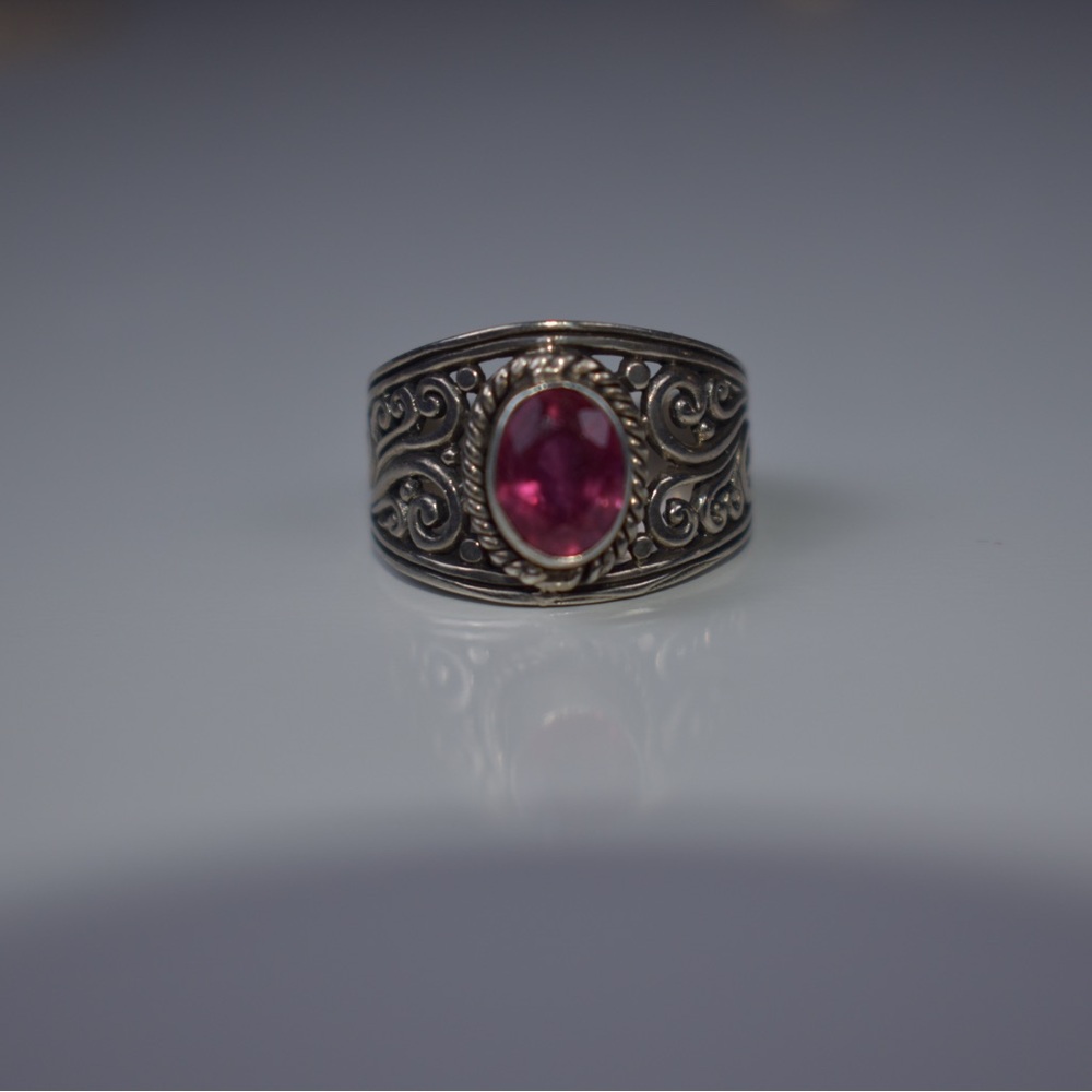 Ruby Ring 925 Sterling Silver - image 5